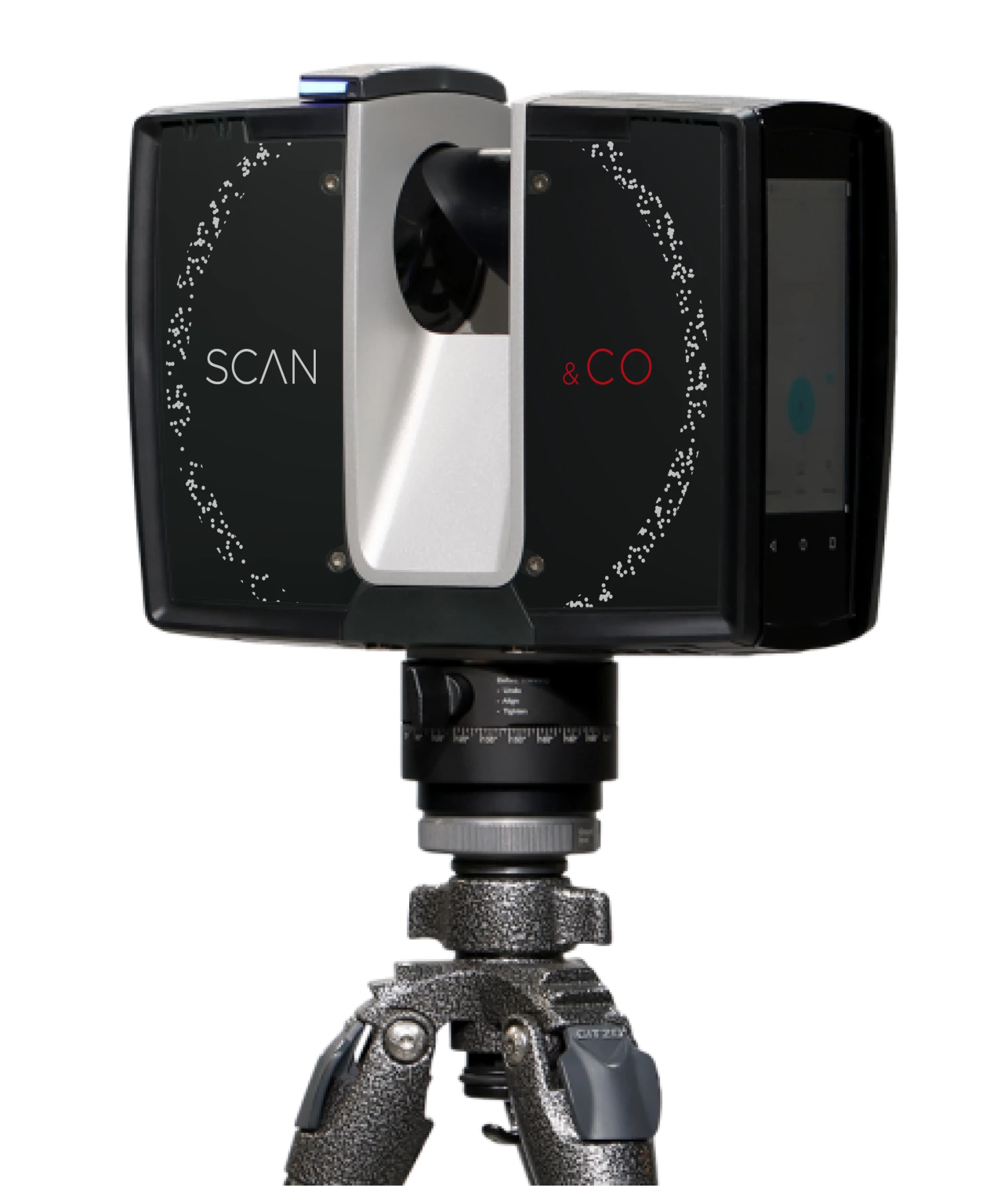 Appareil utilisé pour la location scanner 3D sur un chantier de relevé
